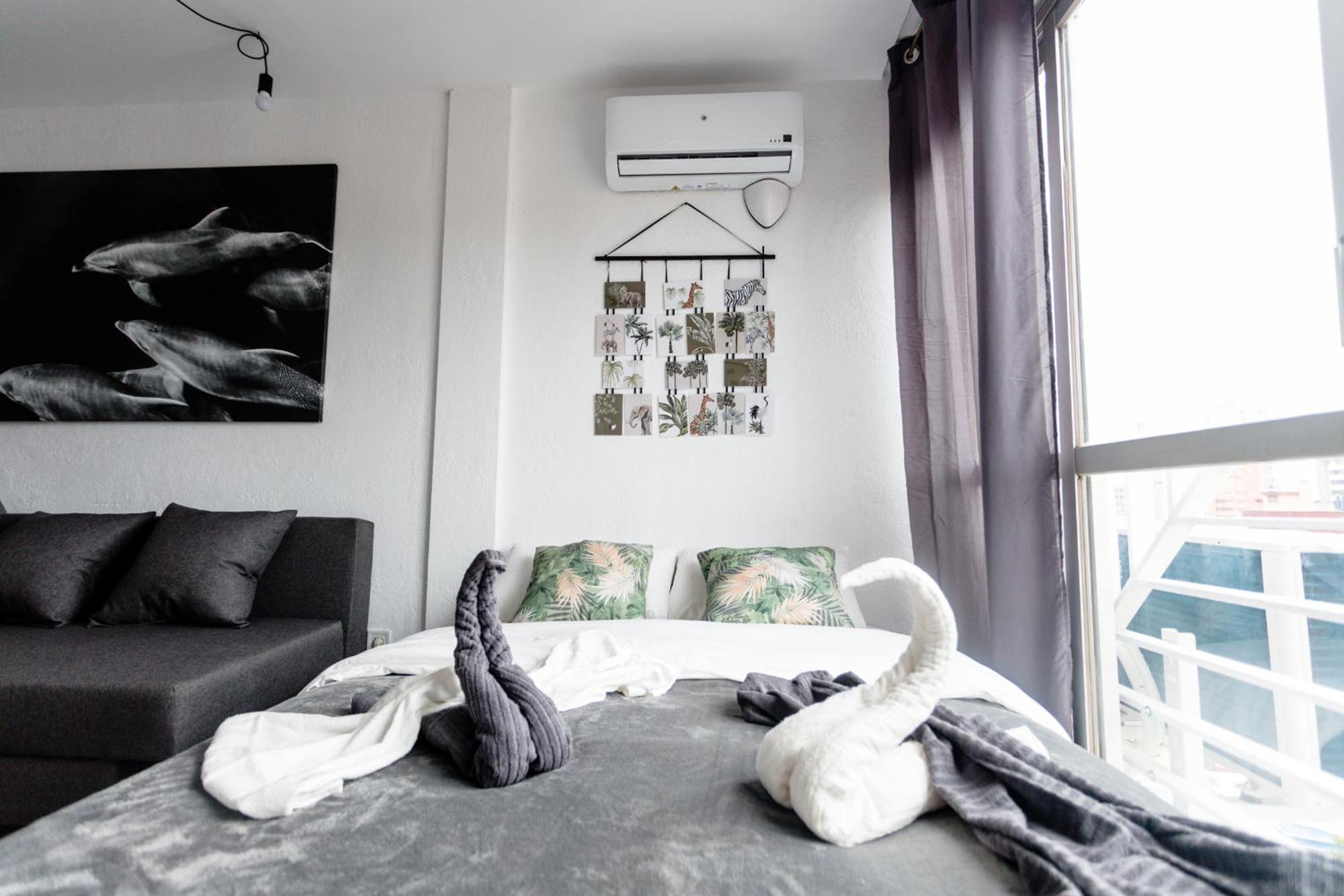 Great Panoramic View Studio Apartment Benidorm Ngoại thất bức ảnh
